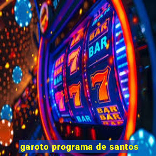 garoto programa de santos